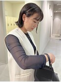 【石附】切りっぱなしボブ