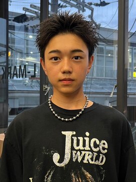 エルマーク 京橋(L-MARK) スパイキーショートザクザクショートアップバングツーブロック