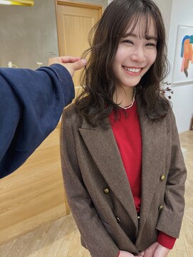 ローレン(LOREN) 黒髪/ボブルフ/ネビージュ/小顔/ワンレン/栄/髪質改善/前髪