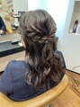 アースコアフュールボーテ 新鎌ヶ谷店(EARTH coiffure beaute)&nbsp;ふんわり王道ハーフアップ、お呼ばれスタイルも♪