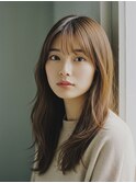 イメチェン/美髪/外ハネボブ/ワイドバング/髪質改善/縮毛矯正
