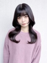 マッシュアンドマッシュアヴェダ ららぽーと福岡店(mash&mash AVEDA)&nbsp;愛されMAX韓国ヘア/大人可愛い/ワンホンヘア/ダークラベンダー