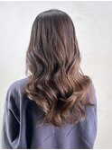 美髪韓国ヘア顔周りレイヤーロング_ba540082