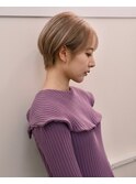 ショート×ベージュ