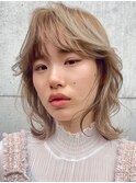 ダブルカラーベージュカラーケアブリーチハイトーンカラー韓国