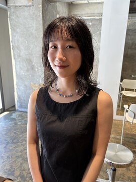 ハマモト ミディアムパーマ