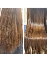 ガレリア 名駅オーキッドビル店(GALLARIA)&nbsp;ブリーチ履歴には酸性ストレートで優しく綺麗に♪