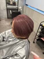 エイト 池袋店(EIGHT ikebukuro) ピンクベージュ/ケアブリーチ/メンズハイトーン