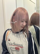 ビューブルー 亀戸錦糸町(VIEW BLUE)&nbsp;美髪カールシアーカラーピンクブラウンエアリーロングセミディ