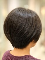 ロンロンシャ 都ホテル店(RONRONCHAT)&nbsp;50代×似合わせカットボブ×白髪ぼかしオーガニックカラー