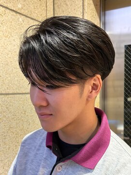 ゴーズゴー 吉祥寺(e)店(go s go) ニュアンスパーマ/メンズカット/センターパート/波巻きパーマ