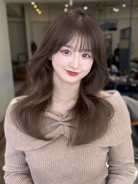 コート 表参道(Cote) 結んでも可愛いレイヤーカット/顔まわり/ミディアムレイヤー