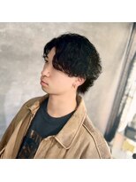 アノ(Ano.) 大分シャドウパーマメンズマッシュ波巻きパーマツイストパーマ