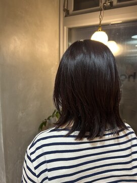 フープ 川越(hoop) ツヤ感あるレイヤースタイル