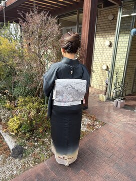 ジュール ドゥJour doux 訪問着着付け ヘアセット