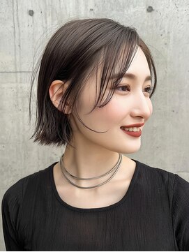 ヘア メイク ハク 横浜(hair make Haku) 着物ヘア/大人ガーリー/ダークアッシュ/似合わせカット/横浜駅