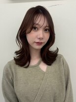 ザシェノンウメダ(THA CHAINON UMEDA) イメチェン/ピンクベージュ/アンブレラカラー/前髪/心斎橋