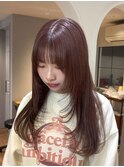 Lomalia表参道ダブルカラーケアブリーチピンクベージュ