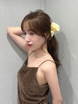 ボタン コロン 表参道 原宿(VOTAN COLON) オリーブブラウン/レイヤーカット/透明感カラー/韓国ヘア