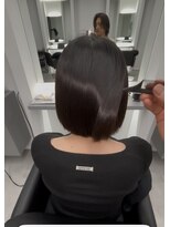 ナンバー 竪町(number+) 美髪ストレート×髪質改善◎艶髪ボブ 20代30代