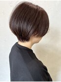 質感ショート　大人ショート　帯山　長嶺
