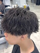 オーバル ジングウマエ(OVARL jingumae) 縦落ちツイストスパイラルパーマラウンドマッシュ