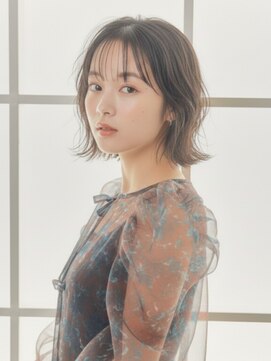 フレイムス 高崎(Frames) 大人可愛い外ハネボブ20代30代40代◎前髪あり艶髪ミニボブ高崎