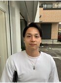 カットモデル　ツーブロックフェード