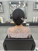結婚式参列に♪/お呼ばれヘア/おとなっぽヘア/編み込み/ロング