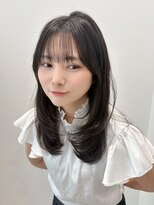 コアレス キョウト(COALESS kyoto) 韓国ヘア/レイヤーカット/レイヤー/顔まわりカット/前髪カット
