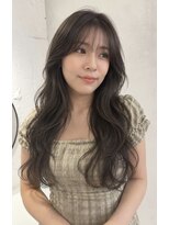 フォト 武蔵小杉(foto) 韓国風顔まわりレイヤー/韓国風レイヤー/グレージュ/オリーブ