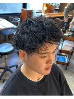 ビハインドザカーテン(BEHIND THE CURTAIN)&nbsp;【セットが簡単】スパイキーショート×無造作パーマ