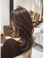 ヘアリゾート粋 リマ 銀座店(lima) くびれミディアム/顔まわりレイヤー/艶髪/透明感カラー