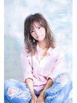 ネオリーブアイム 横浜西口店(Neolive aim)&nbsp;低温デジタルパーマで伸ばしかけの髪にゆるふわウエーブ