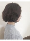 ラフなツイストカールのくしゅっとボブ【michita】