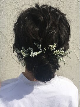 サンデー(SUNDAY) ドライフラワー＊ヘアアレンジ
