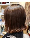切りっぱなしボブ