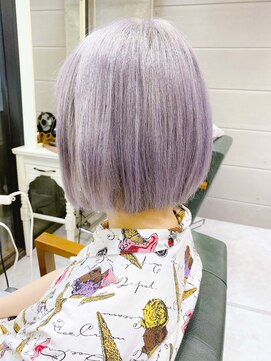 デイズ(days) Aラインボブ/アッシュデザインカラー