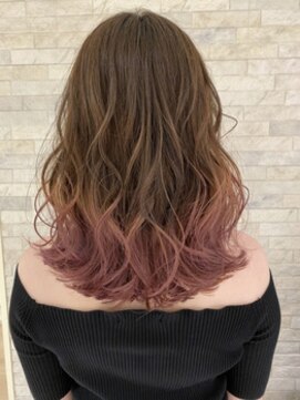 ミレニアム ニューヨーク 大泉学園店(MILLENNIUM NEW YORK) 【秋色ラインカラ-】色っぽウェーブロブ