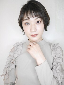 シュシュ(shushu) 外ハネアレンジショート【有海一生】/シースルー/髪質改善