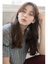 フレーム ヘア ルーム 天王寺駅前店(FRAME hair room)&nbsp;センターパート/ロング/前髪なし