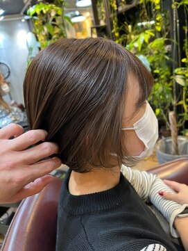 ロダット 横浜(LODAT by little) ボブ×ショコラアッシュ【LODAT横浜】