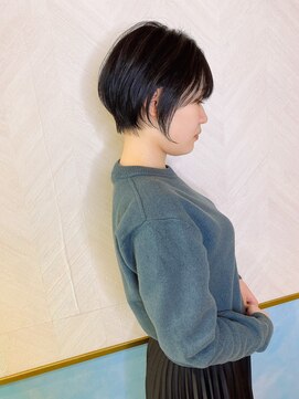 ロンド ストラーダ 心斎橋(Lond strada) ショート×ハイライト白髪ぼかし×シルキーベージュ[心斎橋]