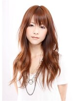 ソイクフ 四条大宮店(SOY-KUFU)&nbsp;大人可愛い20代30代40代前髪パーマグレーベージュレイヤーロング