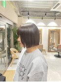 【ADORE横浜】襟足ギリギリな切りっぱなしボブ