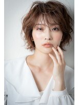 カバーヘア ブリス 川口(COVER HAIR bliss)&nbsp;フレンチカジュアル小顔くびれヘアウルフボブw川口20代30代40代