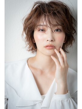 カバーヘア ブリス 川口(COVER HAIR bliss) フレンチカジュアル小顔くびれヘアウルフボブw川口20代30代40代