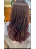 鯖江/髪質改善/艶髪ロング/韓国風/ラテカラー/ピンクベージュ