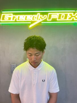 グリーディーフォックス 代々木(Greedy FOX) 波巻き/ハイライト/マッシュパーマ/ウルフ[シェービング]