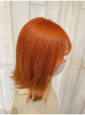 オレンジカラー/ビタミンカラー/オレンジヘア